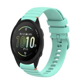 WAVY Silikonový řemínek pro Garmin Forerunner 165 Music světle zelený