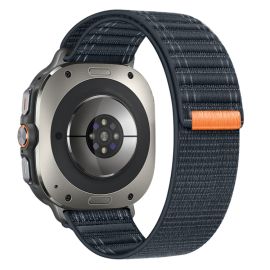 NYLON Vyměnitelný řemínek pro Samsung Galaxy Watch Ultra / Watch Ultra 2025 tmavomodrý