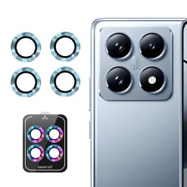 ENKAY ALU Sklo pro fotoaparát Xiaomi 14T BLUE