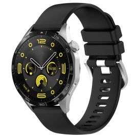 SILICONE Vyměnitelný řemínek pro Huawei Watch GT 5 Pro 46mm / GT 6 Pro 46mm černý