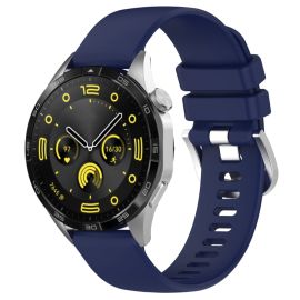 SILICONE Vyměnitelný řemínek pro Huawei Watch GT 5 Pro 46mm / GT 6 Pro 46mm tmavě modrý