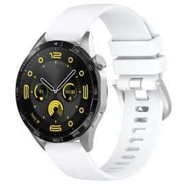 SILICONE Vyměnitelný řemínek pro Huawei Watch GT 5 Pro 46mm / GT 6 Pro 46mm bílý