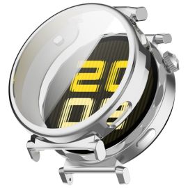 TPU FULL COVER Kryt pro Huawei Watch GT 5 Pro 42mm stříbrný