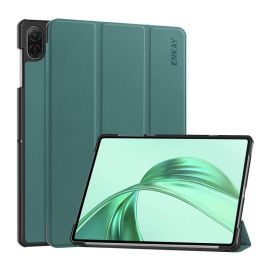 ENKAY LEATHER Zaklápěcí obal pro Honor Pad X8a zelený