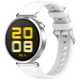 SILICONE Vyměnitelný řemínek pro Huawei Watch GT 5 Pro 42mm bílý