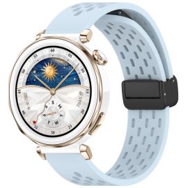 AIRY Silikonový řemínek pro Huawei Watch GT 5Pro 42mm světle modrý