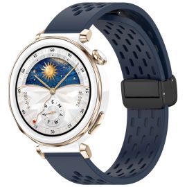 AIRY Silikonový řemínek pro Huawei Watch GT 5Pro 42mm tmavomodrý