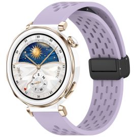 AIRY Silikonový řemínek pro Huawei Watch GT 5Pro 42mm fialový