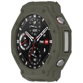 TPU HALF COVER Kryt pro Amazfit T-Rex 3 zelený