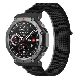 NYLON COLOR Vyměnitelný řemínek pro Amazfit T-Rex 3 černý