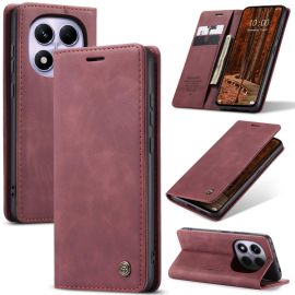 CASEME Flipové pouzdro pro Xiaomi Redmi Note 14 Pro červené