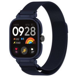 SET MILANESE Kovový obal na hodinky + řemínek Xiaomi Redmi Watch 5 MIDNIGHT BLUE