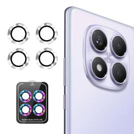 ENKAY ALU Sklo pro fotoaparát Xiaomi Redmi Note 14 Pro SILVER