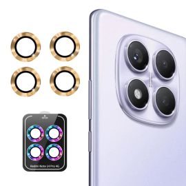 ENKAY ALU Sklo pro fotoaparát Xiaomi Redmi Note 14 Pro GOLDEN