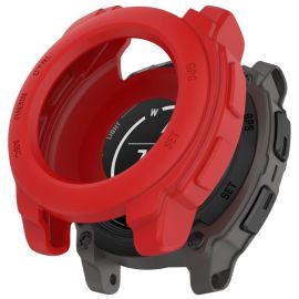 TPU HALF COVER Kryt pro Garmin Instinct E 45mm červený