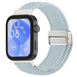 BRAIDED Nylonový řemínek pro Huawei Watch Fit 4 / Fit 4 Pro MINT GREEN