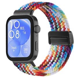BRAIDED Nylonový řemínek pro Huawei Watch Fit 4 / Fit 4 Pro RAINBOW