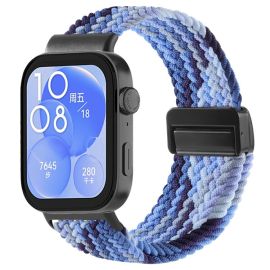BRAIDED Nylonový řemínek pro Huawei Watch Fit 4 / Fit 4 Pro OCEAN BLUE
