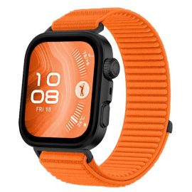 NYLON Vyměnitelný řemínek pro Huawei Watch Fit 4 / Fit 4 Pro oranžový