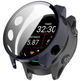 PC FULL COVER Plastový kryt se sklem pro Garmin Forerunner 970 tmavě modrý
