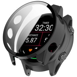 PC FULL COVER Plastový kryt se sklem pro Garmin Forerunner 970 černý