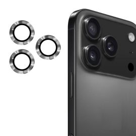 ENKAY ALU Sklo pro fotoaparát Apple iPhone 17 Pro / iPhone 17 Pro Max TITANIUM GREY