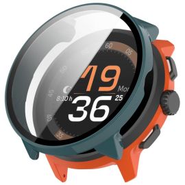 PC FULL COVER Plastový kryt se sklem pro Suunto Run zelený