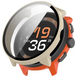 PC FULL COVER Plastový kryt se sklem pro Suunto Run IVORY