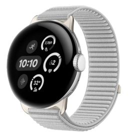NYLON Vyměnitelný řemínek pro Google Pixel Watch / Pixel Watch 2 / Pixel Watch 3 41mm / Pixel Watch 4 41mm šedý