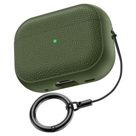 LYCHEE TPU pouzdro na sluchátka Apple AirPods Pro 3 ARMY GREEN