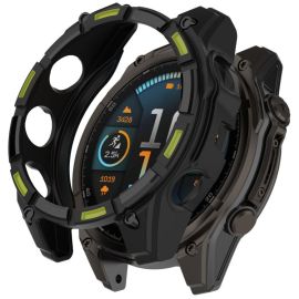 TPU HALF COVER Kryt pro Garmin Fenix 8 Pro 47mm AMOLED BLACK-GREEN