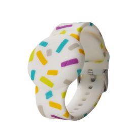 ART Silikonový řemínek pro Apple AirTag STRIPES