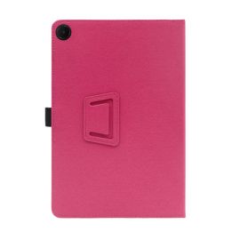 LEATHER Zaklápěcí pouzdro pro TCL Tab 10L Gen 2 růžové