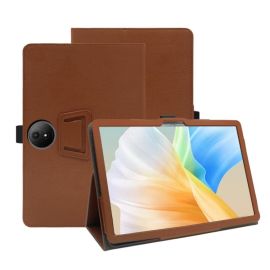 LEATHER Zaklápěcí pouzdro pro TCL NxtPaper 11 Plus hnědé