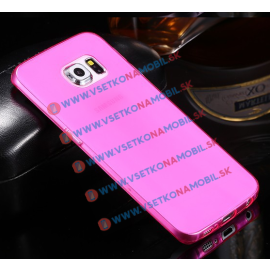 Silikonový obal Samsung Galaxy S6 Edge Plus růžový