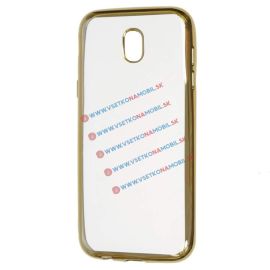 METALLIC Silikonový obal Samsung Galaxy J7 2017 (J730) zlatý