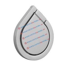 WATER Kovový držák / stojan na telefon stříbrný