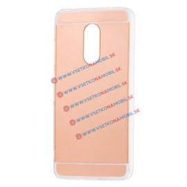 Zrcadlový silikonový obal Xiaomi Redmi Note 4 (MediaTek) růžový