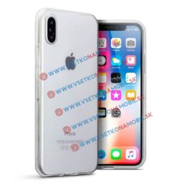 Silikonový obal Apple iPhone X / XS průhledný