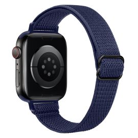 SLIM Řemínek Apple Watch Ultra 1 / 2 / 3 (49mm) / 9 / 8 / 7 (45mm) / 6 / SE / 5 / 4 (44mm) / 3 / 2 / 1 (42mm) tmavě modrý