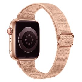 SLIM Řemínek Apple Watch Ultra 1 / 2 / 3 (49mm) / 9 / 8 / 7 (45mm) / 6 / SE / 5 / 4 (44mm) / 3 / 2 / 1 (42mm) světle růžový