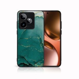 MY ART Ochranný kryt pro Realme GT 7 5G GREEN MARBLE (145)