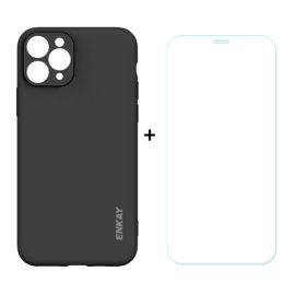 ENKAY Obal + tvrzené sklo Apple iPhone 11 Pro černý