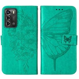 ART BUTTERFLY Peněženkový kryt ZTE Blade A72 (není vhodné pro verzi A7040) zelený
