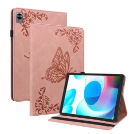 ART BUTTERFLY Zaklápěcí pouzdro Realme Pad Mini růžové