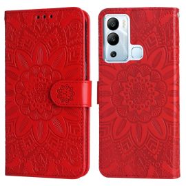 ART MANDALA Peněženkové pouzdro Infinix Hot 12i červené