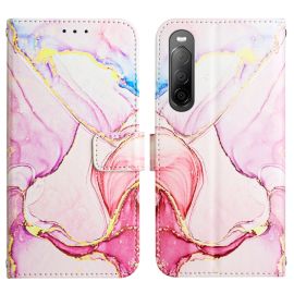 ART MARBLE Peněženkový kryt Sony Xperia 10 IV 5G ROSE GOLD