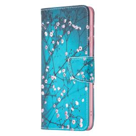 ART Peněženkový kryt Motorola Moto E30 / E40 PLUM BLOSSOM