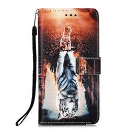 ART Peňaženkový kryt Motorola Moto E7 Power / E7i Power CAT TIGER