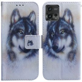 ART Peněženkový kryt Motorola Moto G72 WOLF